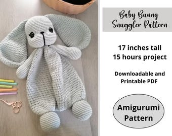 Haakpatroon amigurumi konijn knuffelkonijn (pdf)