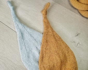 Baby Sleepy Pixie Cap Knitting Pattern (PDF)