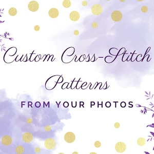 Customized Cross Stitch Pattern, Image to Graph