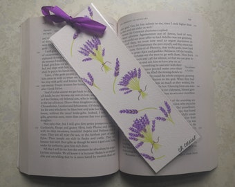 Lavender Bunches, Bookmark