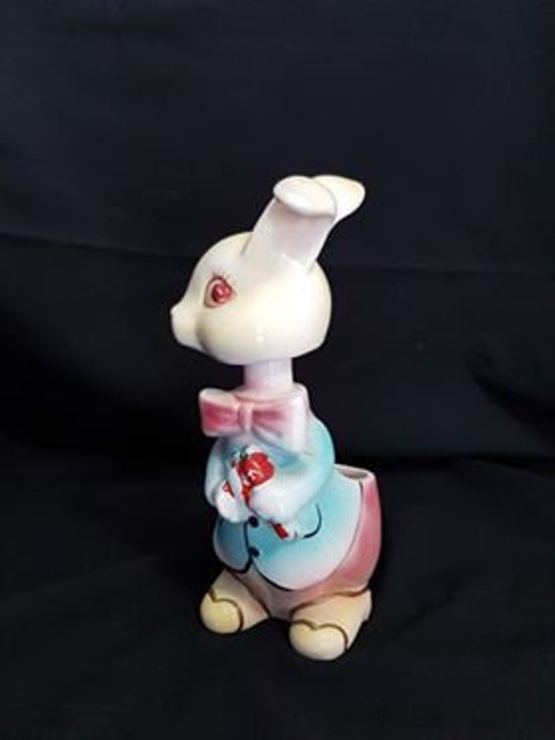 Vintage Bobble Head Rabbit Planter,Planter,Vase,Home decor