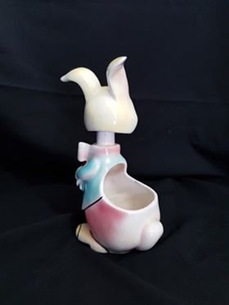Vintage Bobble Head Rabbit Planter,Planter,Vase,Home decor
