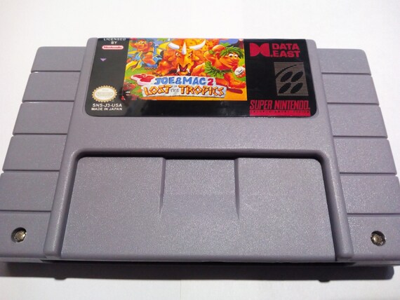 Joe Mac 2 Lost In The Tropics Snes Ntsc Us Etsy Joe Mac 2 Lost In The Tropics Snes Ntsc Us Etsy