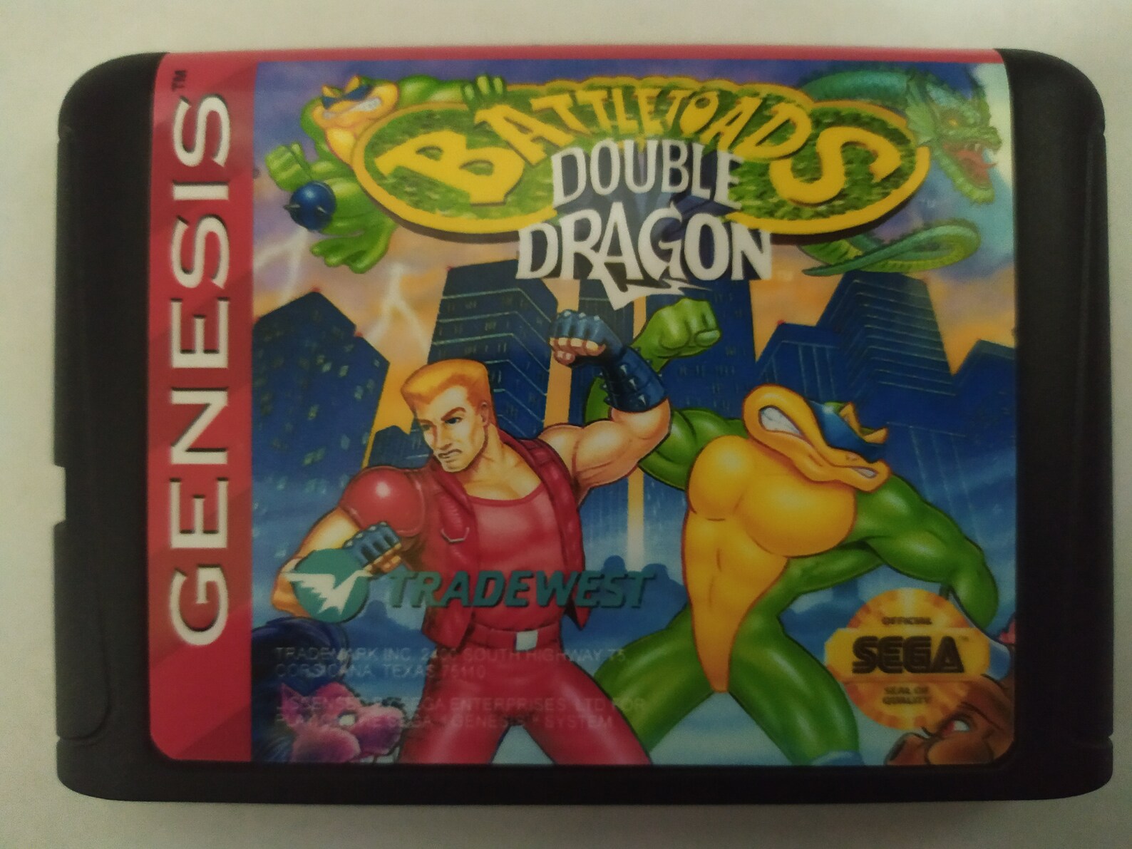 Battletoads & Double Dragon: The Ultimate Team Sega Genesis | Etsy