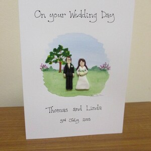 Personalised Wedding Card - Garden