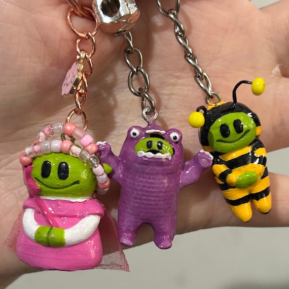 Mona キーホルダー 3 個パック |ナナラン - Etsy 日本