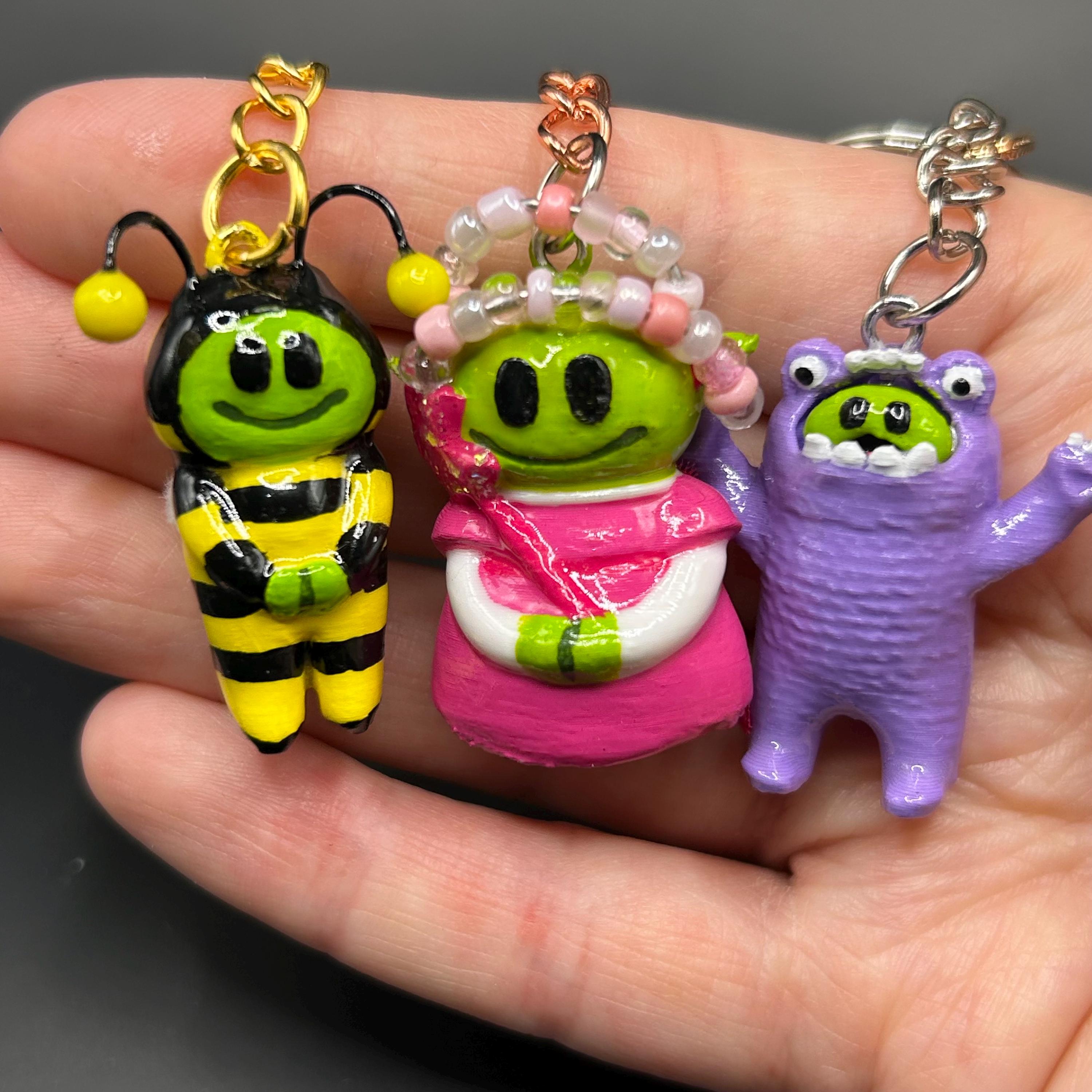 おはな様オーダー品　キーホルダー Mona キーホルダー 3 個パック |ナナラン - Etsy 日本