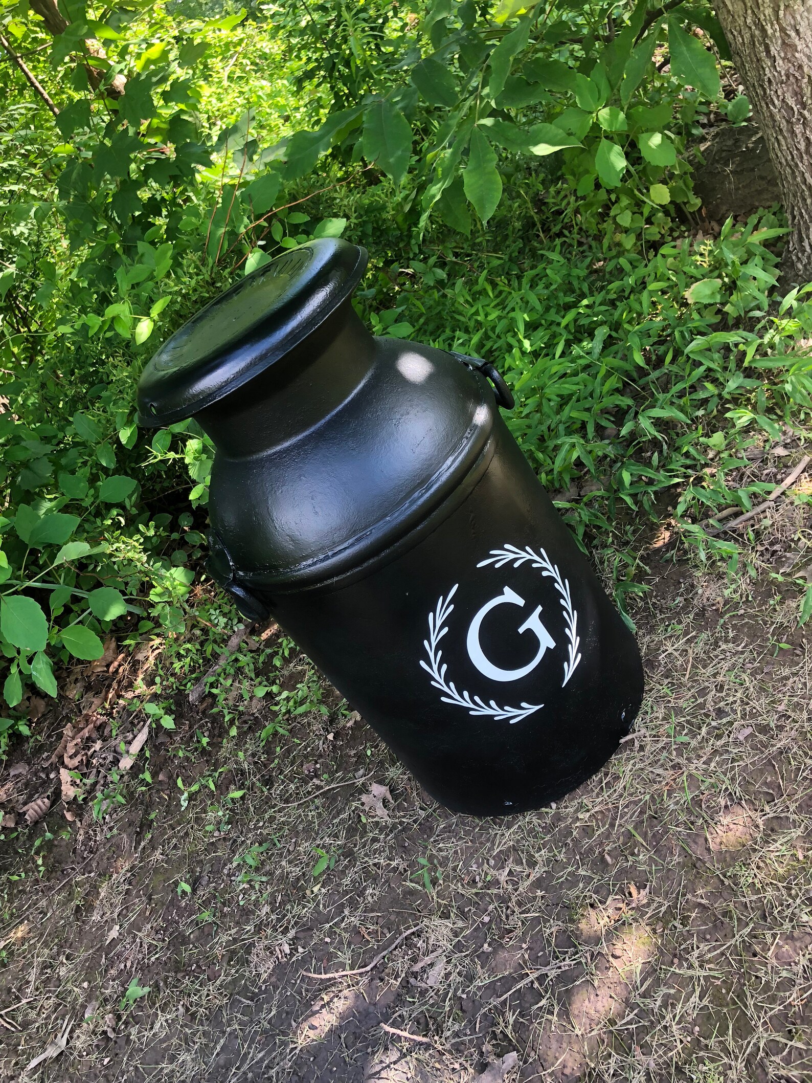 CUSTOM Letter Milk Jug Decal Etsy