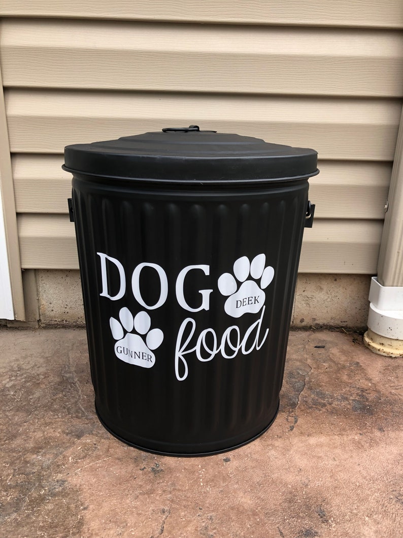 CUSTOM Dog Food Decal Etsy