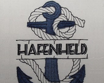 Hafenheld doodle applique 5x7