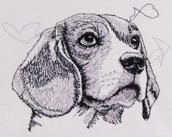 Beagle scribble