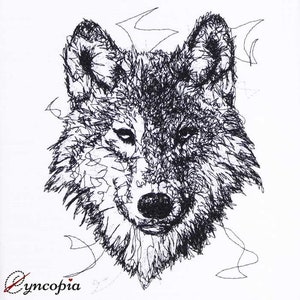 Wolf scribble
