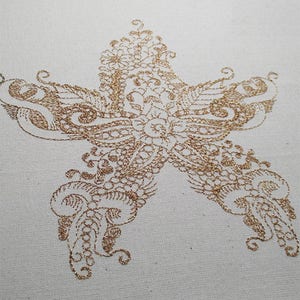 Starfish zendoodle 6x10 image 2