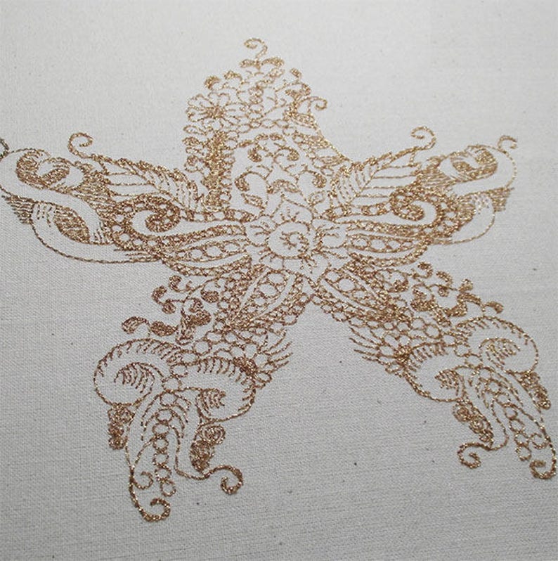 Starfish zendoodle 6x10 image 2