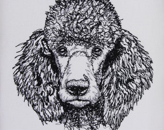 Archivo de bordado Garabato de caniche