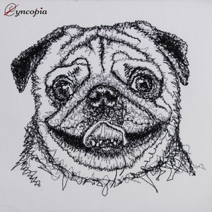 Pug scribble