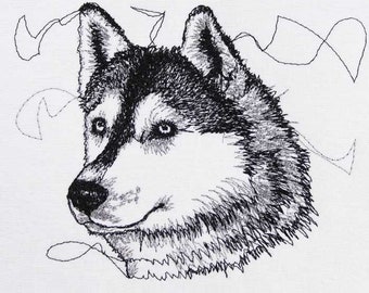 Garabato de husky