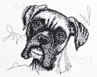 Boxer scribble