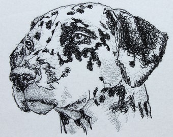 Dalmatian scribble
