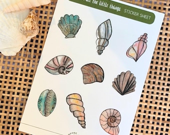 Shell-ebrate the Little Things Sticker Sheet