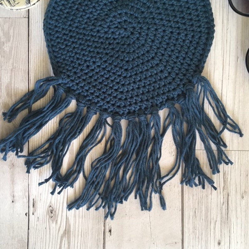 Cotton Bag Bag With Fringe Bag With Tassels Boho Purse