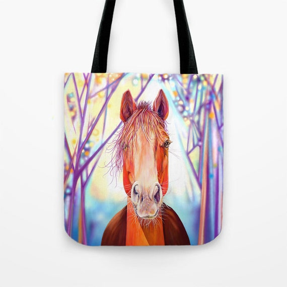 Horse Bag Horse Tote Bag Horse School Bag Horse Diaper Bag Etsy