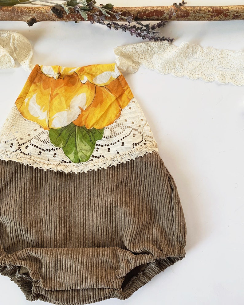 baby clothing boho baby romper Floral Romper boho bloomers Fall romper fringe romper Scarlett Romper