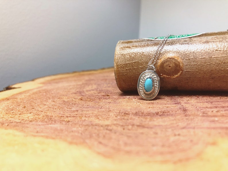 Sleeping Beauty Turquoise Necklace Boho Turquoise Jewelry Western Jewelry Indie Sterling Silver Necklace Turquoise Necklace