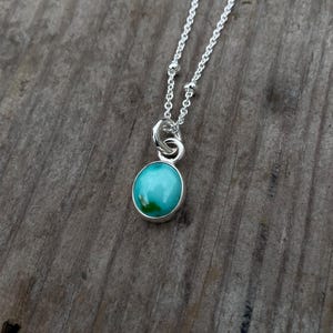 Sonoran Mountain Turquoise Necklace - Turquoise Jewelry - Western Jewelry - Sterling Silver Necklace - Boho - Sterling Silver Jewelry