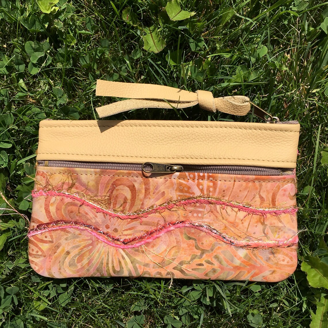 Italian Leather Wallet Clutch Phone Case Accessories Bag Tiny Etsy