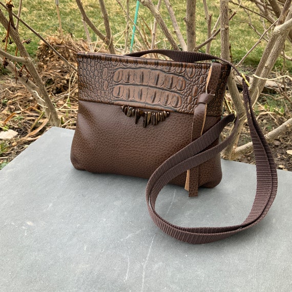 Vegan Eco Leather Fannypack Hip Bag Belt Pouch Flat Fannypac  display picture 1