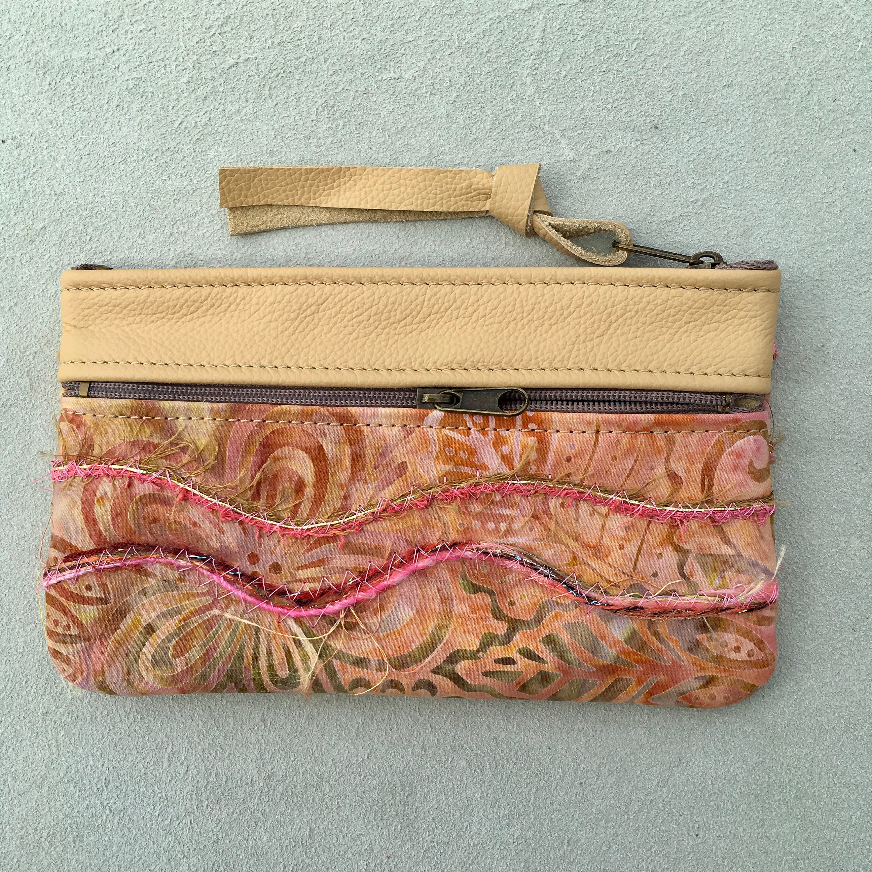 Italian Leather Wallet Clutch Phone Case accessories bag tiny Etsy