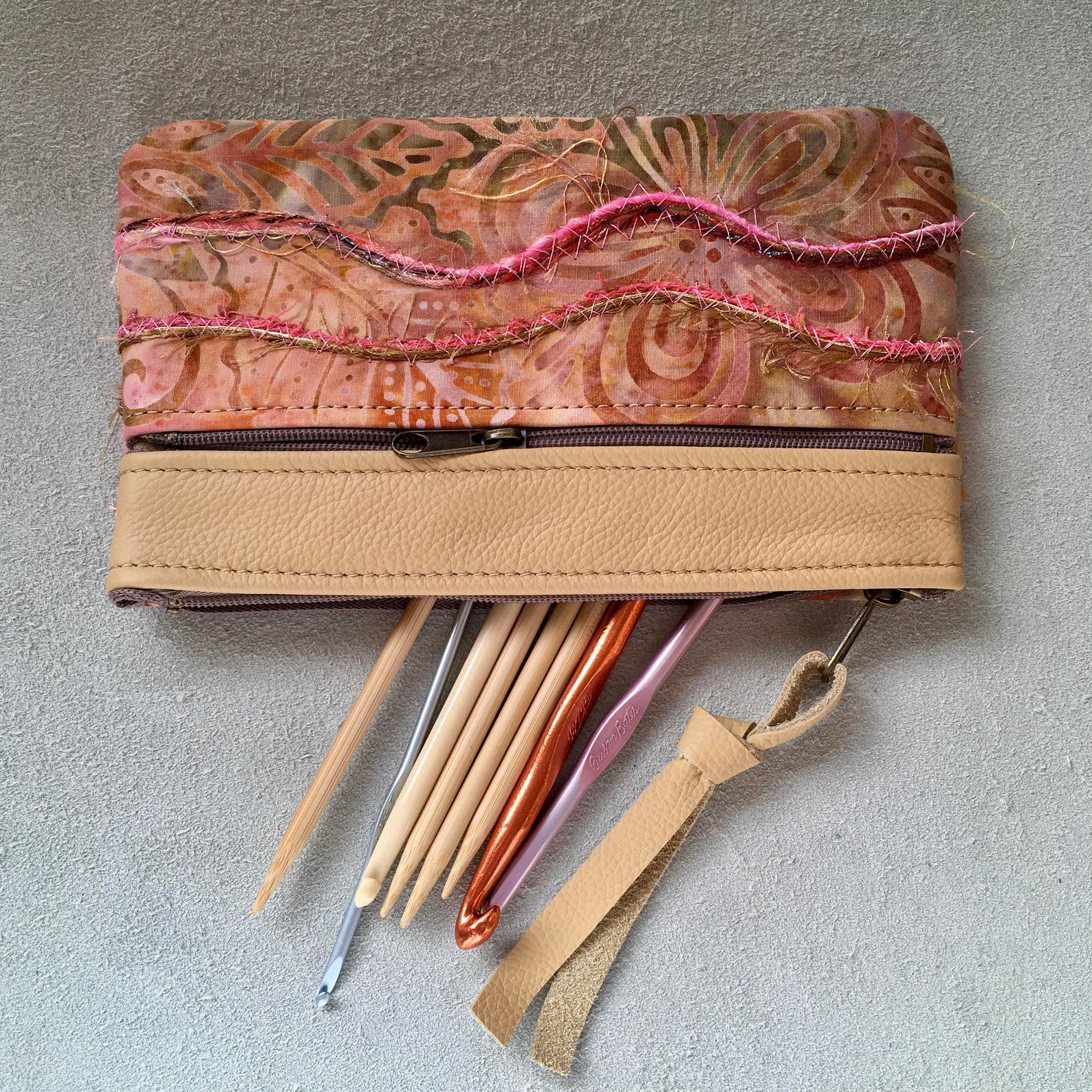 Italian Leather Wallet Clutch Phone Case Accessories Bag Tiny Etsy