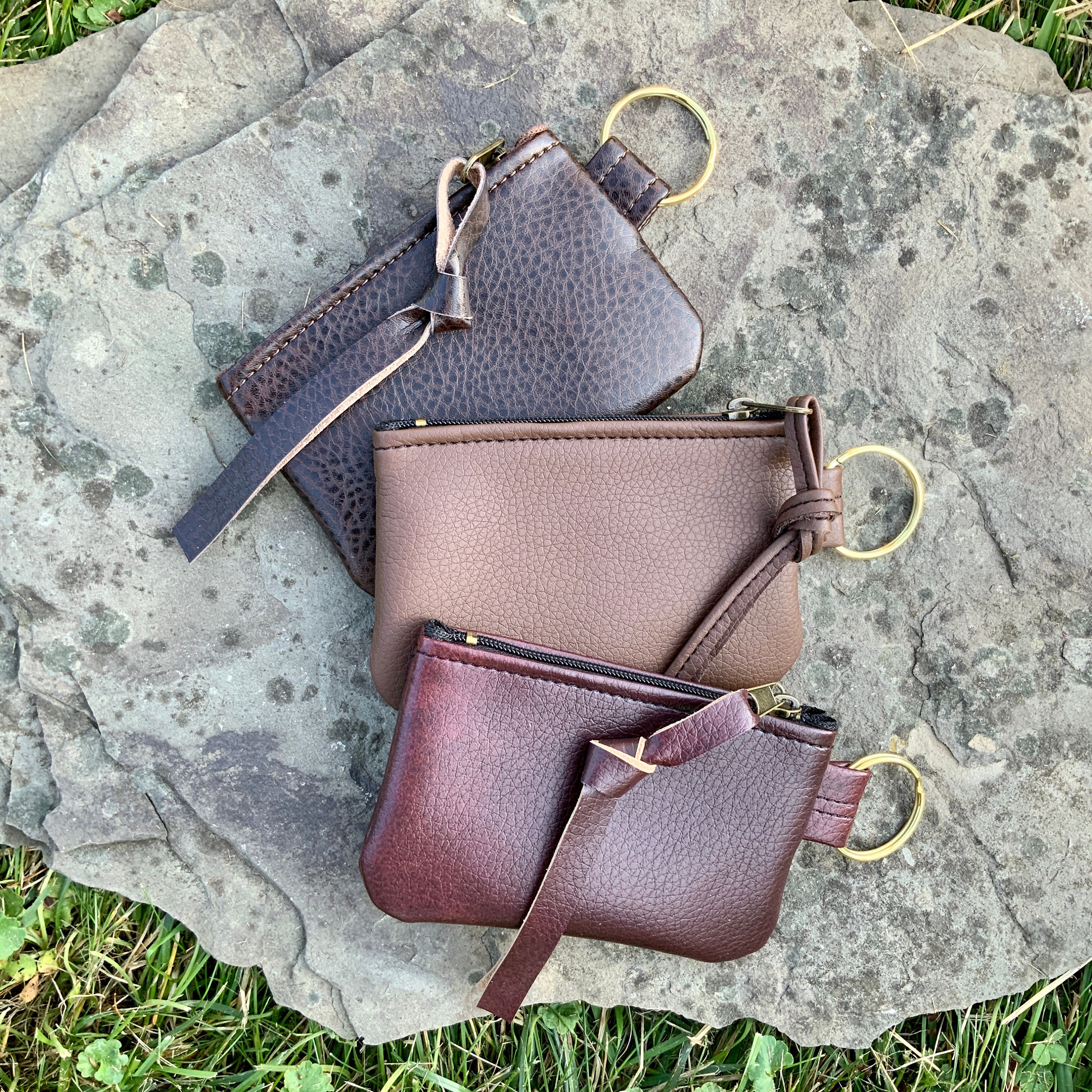 Vegan Leather Wallet Key Chain • Claudette