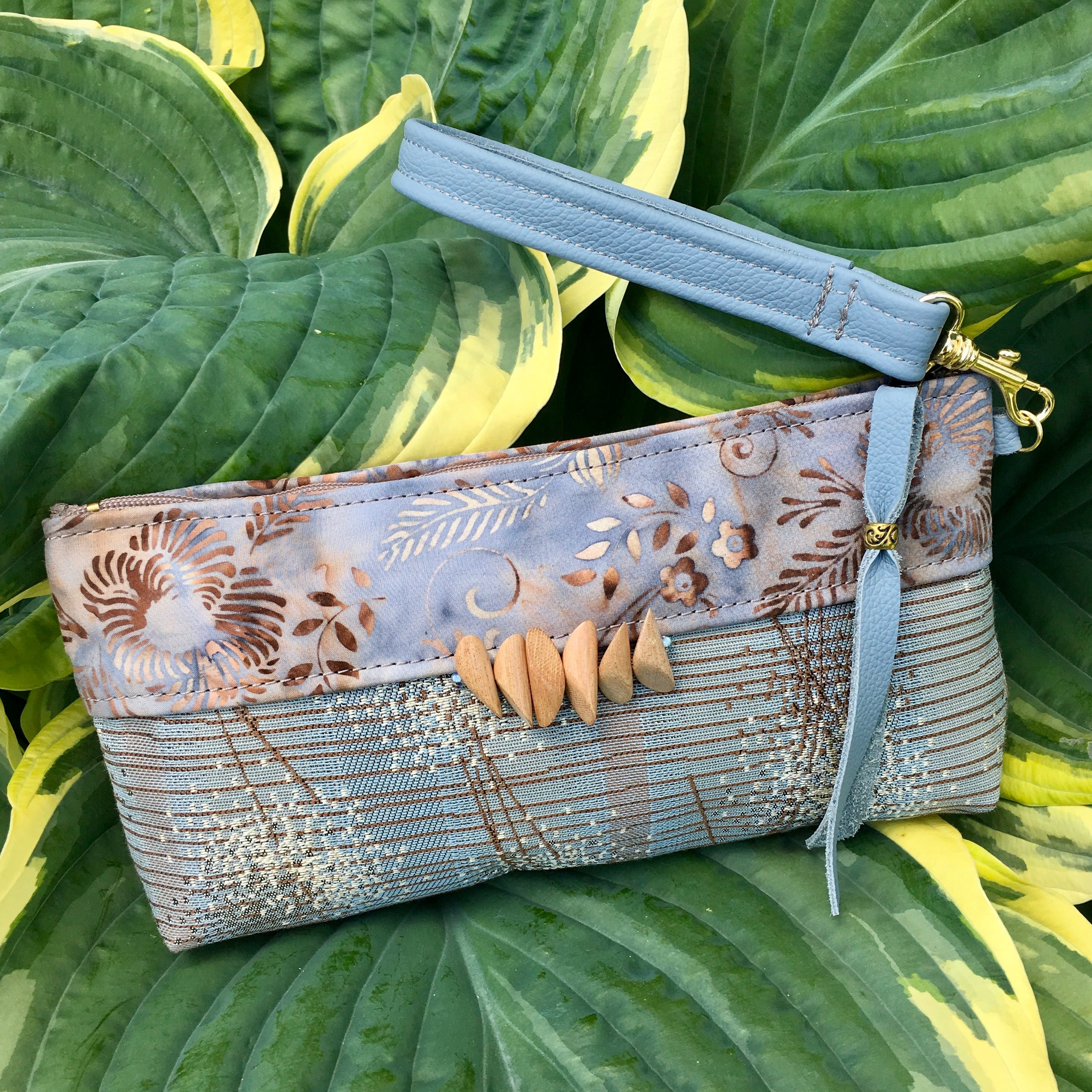 Clutch Wristlet Evening Bag Small Purse Trendy Modern Style Etsy