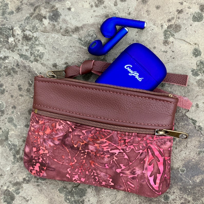 Minimalist Wallet Credit Card Case Coin Purse Rich Brown Etsy