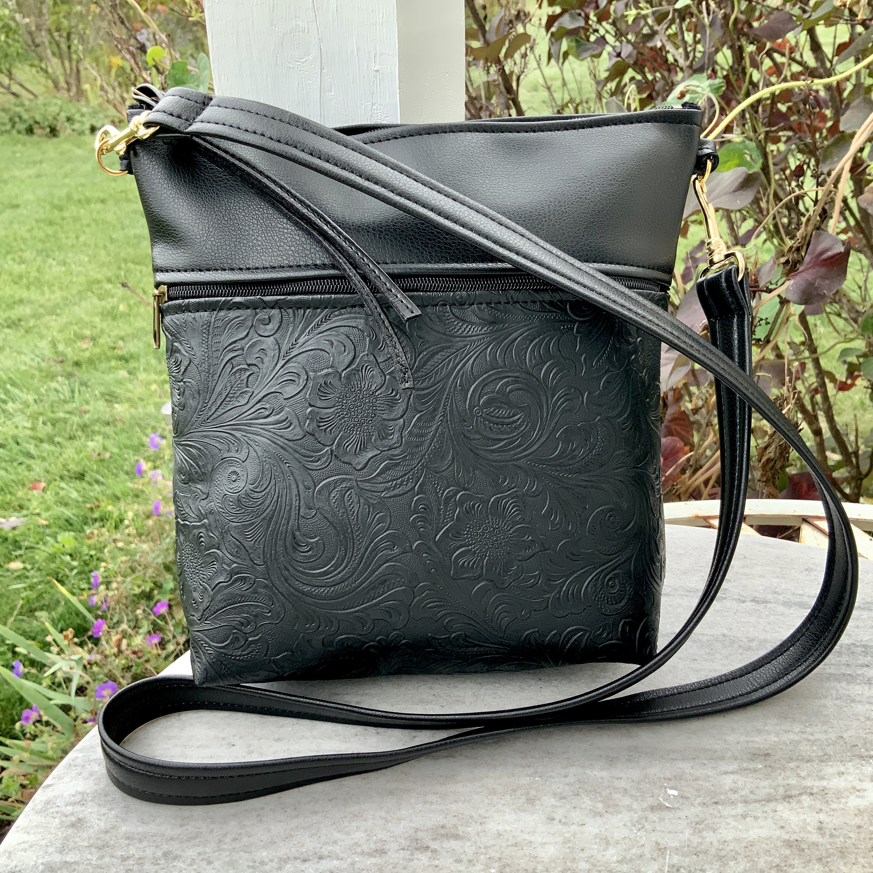 Vintage Pattern Shopper Bag, Foldable Lightweight Shoulder Bag