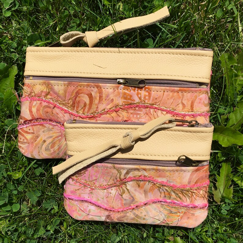 Italian Leather Wallet Clutch Phone Case Accessories Bag Tiny Etsy