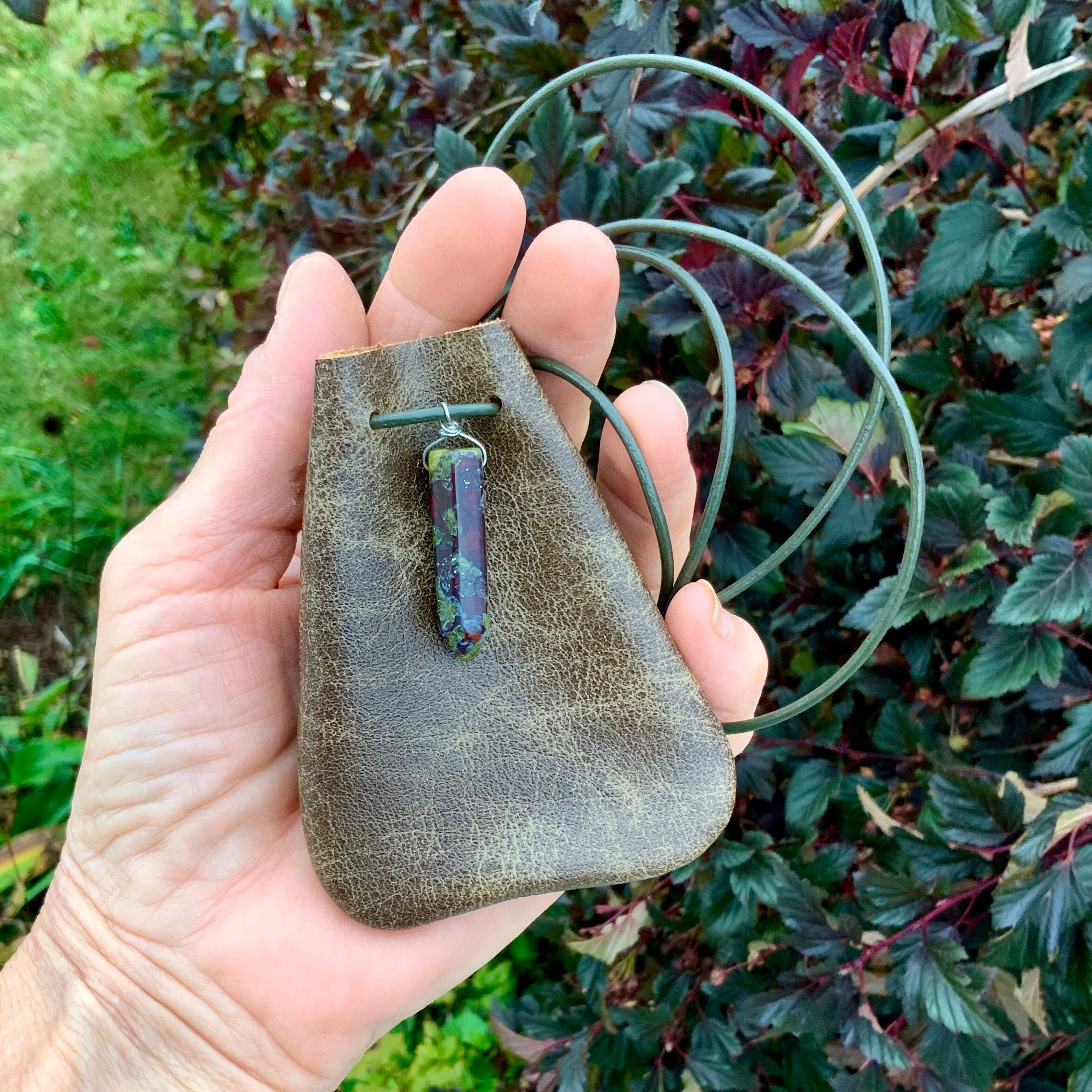 Distressed Leather Medicine Bag Rustic Leather Medicine Pouch - Etsy