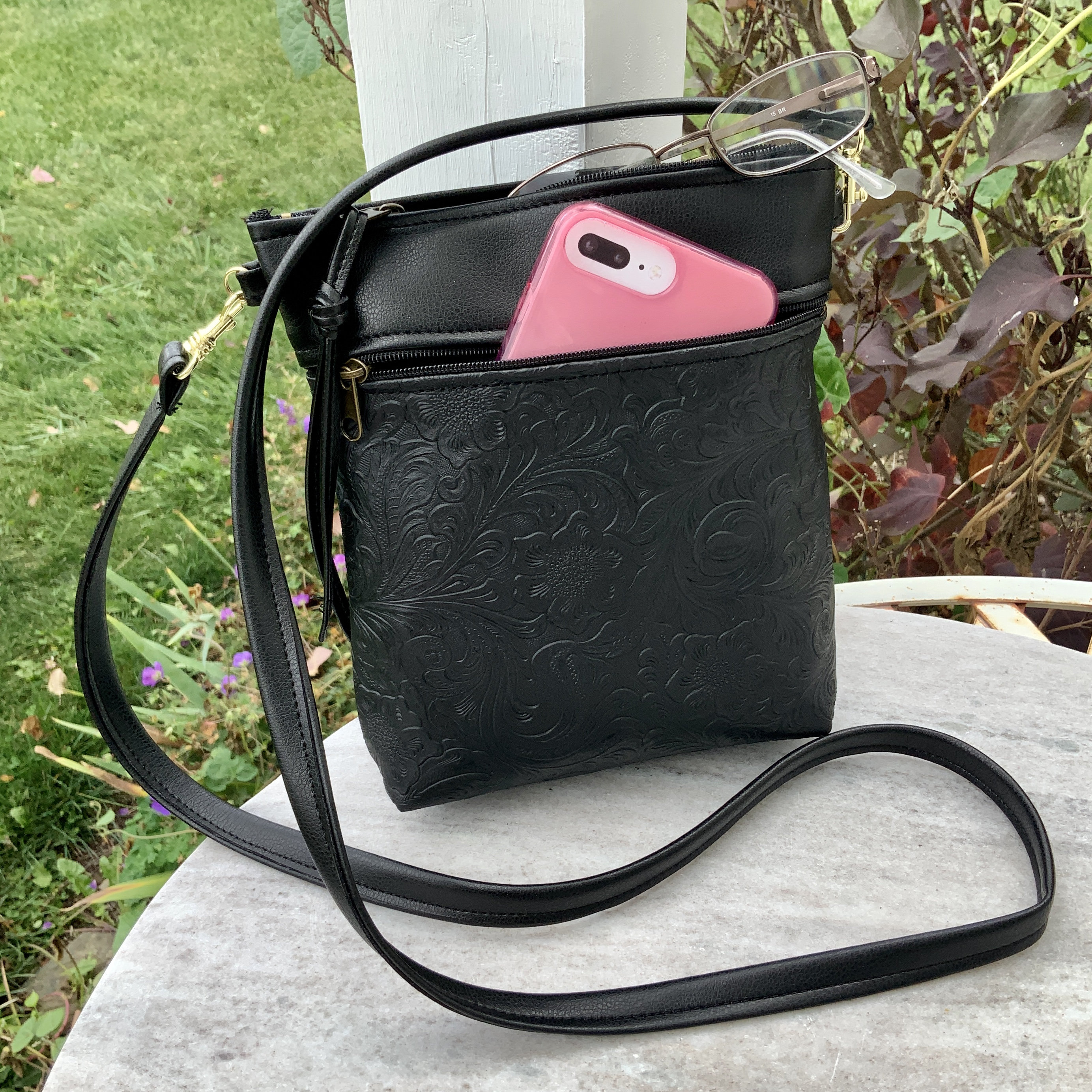 バッグ MURRAL Snow flower lace mini bag (Black) MURRAL Snow flower lace mini bag (Black)