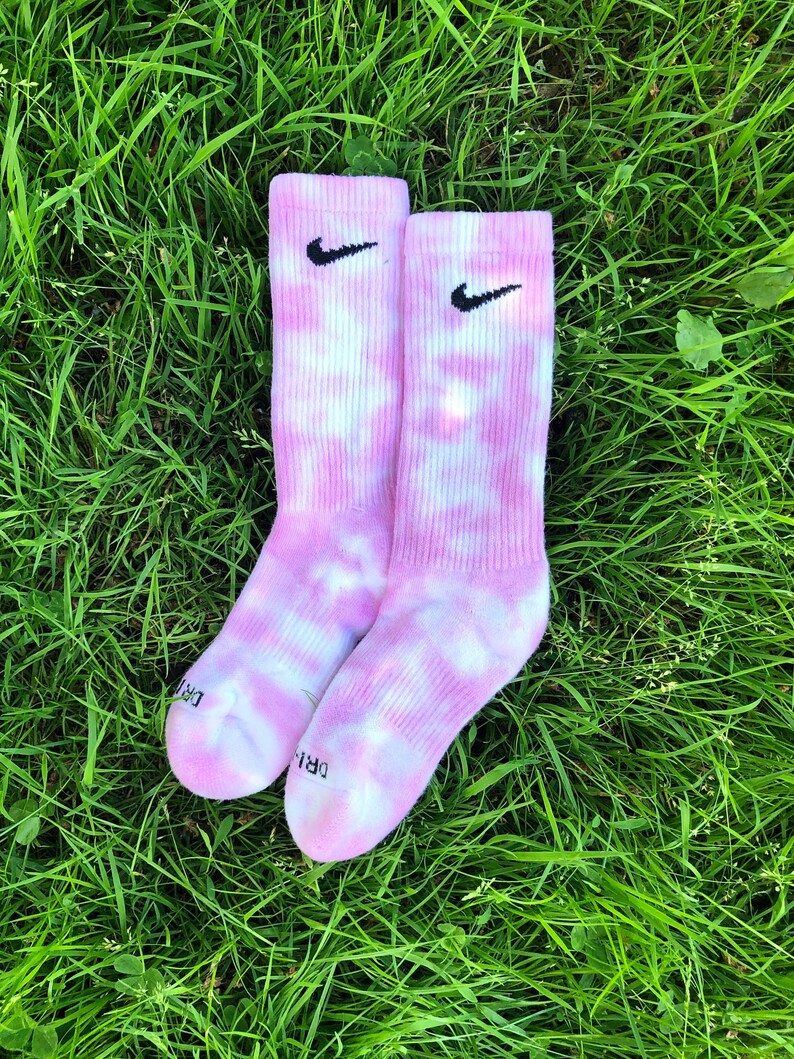 Tie dye Nike crew socks Etsy