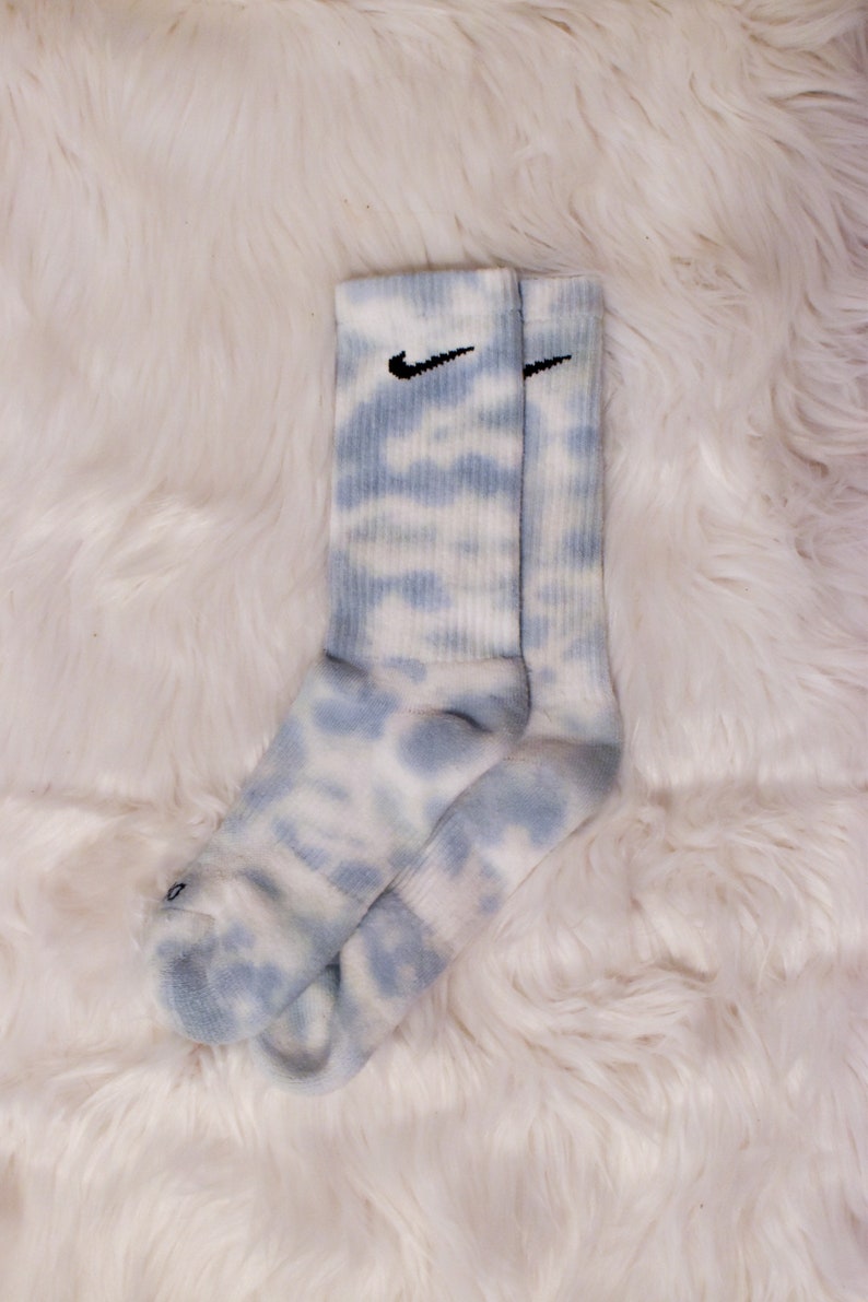 Tie dye Nike crew socks Etsy