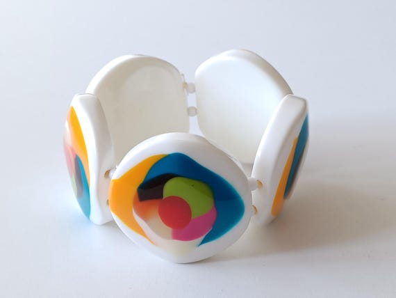 Gorgeous Elasticated Panel Bracelet - image 2