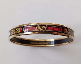 Michaela Frey Team ヴィンテージバングル | エナメルフラワーデザイン