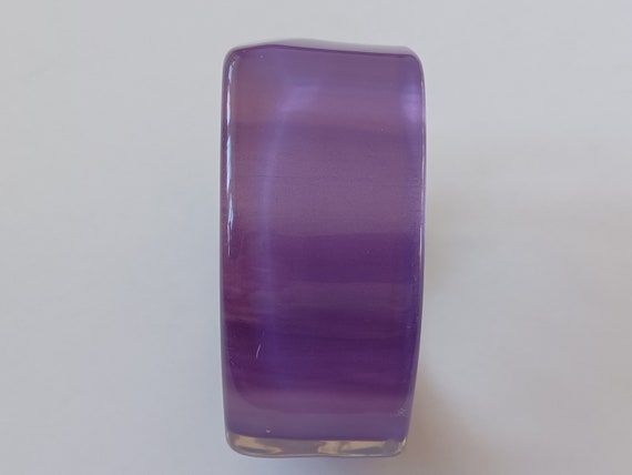 Lovely Lilac Triangular Perspex Bangle - image 10