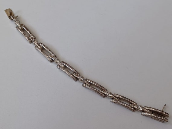 Stunning Channel-set Diamante Bracelet - image 2