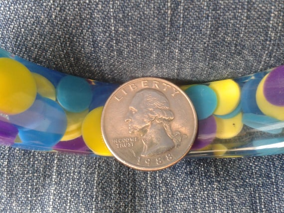 Colourful Perspex Bangle (Large) - image 8