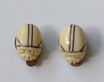 Super-cute Vintage Scarab Beetle Earrings