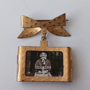 Zoet souvenir uit Wales Vintage Pin broche