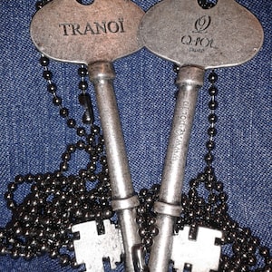 Vintage Q-Pot Tranoi Key Necklace (Only one available).